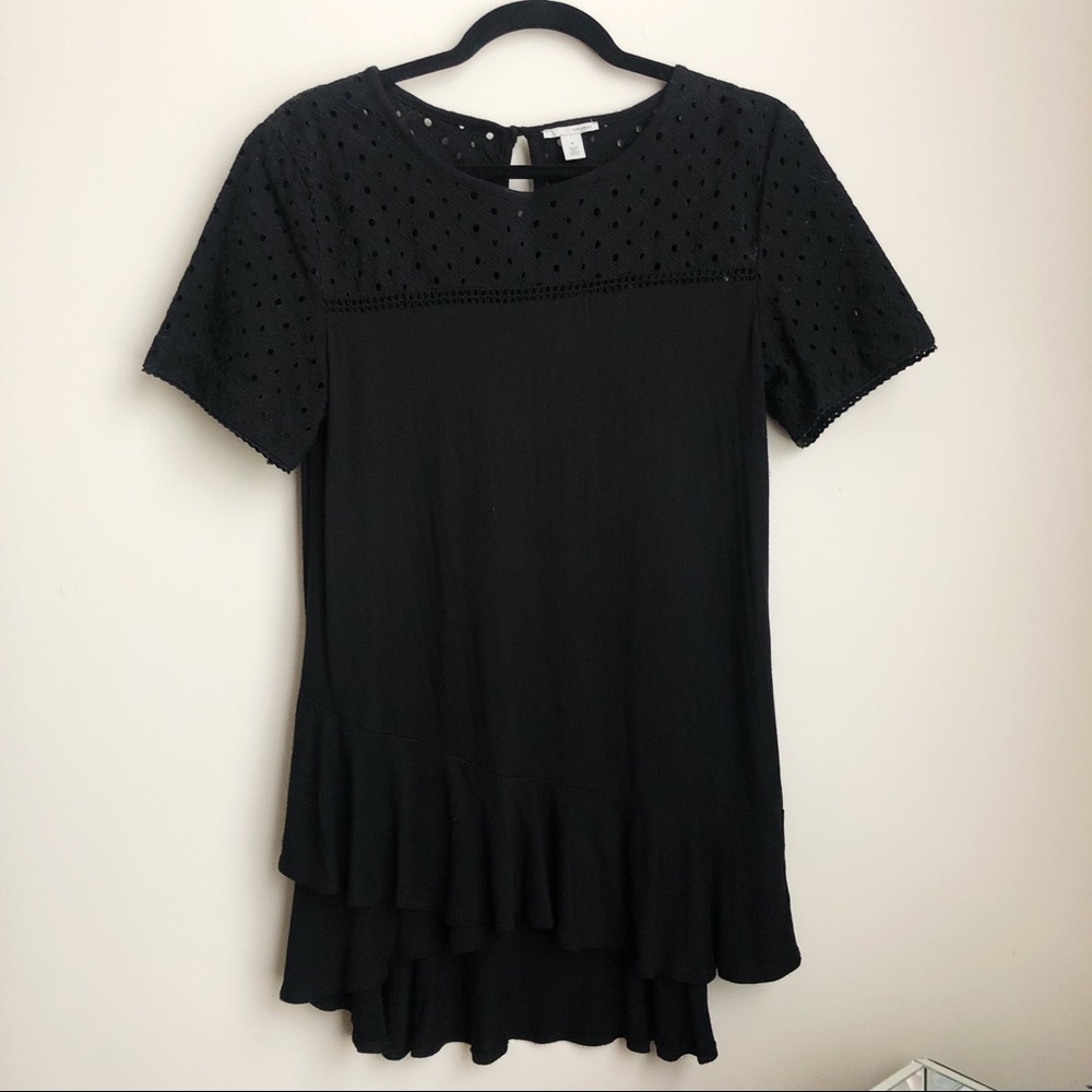 Halogen Ruffle Hem Top - Picture 5 of 9